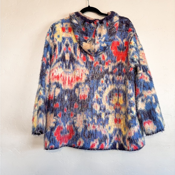 Anthropologie Colorful Hooded Sweater - Picture 5 of 9